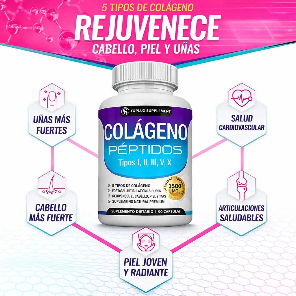 Compre 1 Llévate 2 - Suplemento Colageno Peptides 180cp