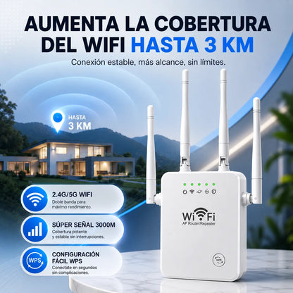 Repetidor Wifi Amplificador Senal WIFIMAX™ [HASTA 3KM DE SENAL]