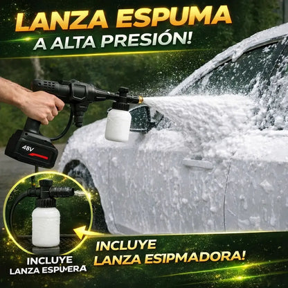 COMBO ESPECIAL: Hidrolavadora Portátil + (Aspiradora 3 en 1 + Doble Batería + Maletín)