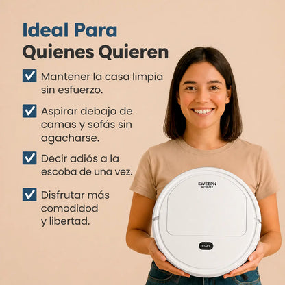 Compre 1 Lleve 2 - Robot MaxClean Aspirador Inteligente [LIMPIA TODO]