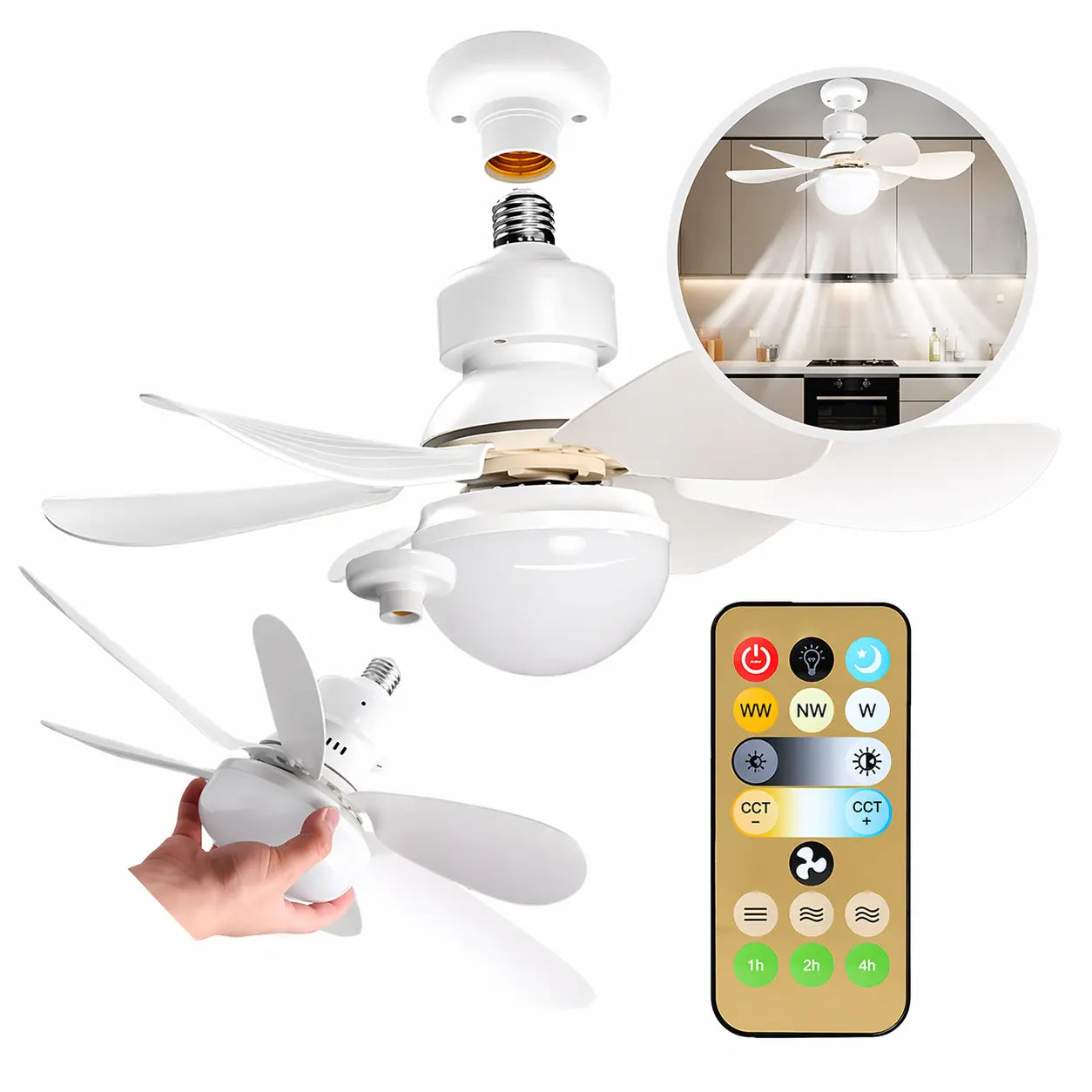 Bombillo Ventilador 2 en 1 UltraFresh™