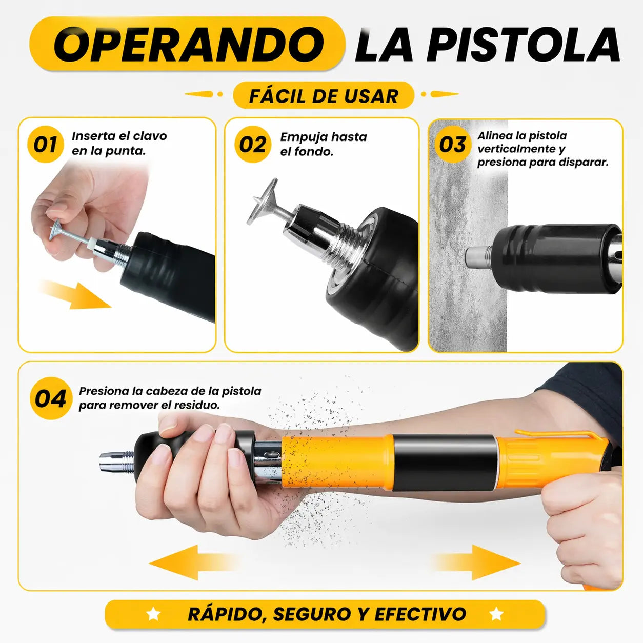 Pistola de Clavos Portátil PowerShot™