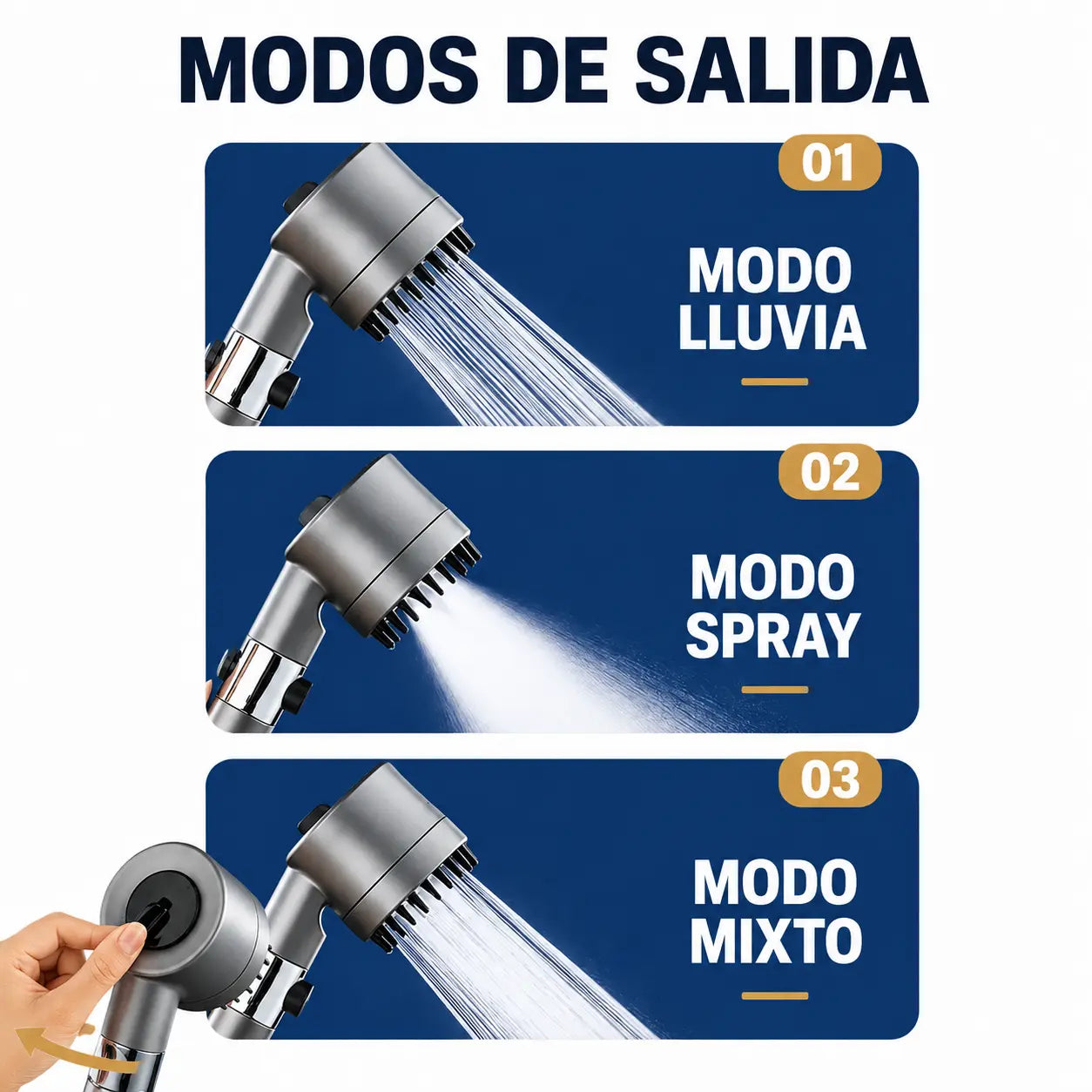 COMBO ESPECIAL: Regadera Masajeadora a Presión + Mini Rasuradora Portátil BarberMax™ [ÚLTIMAS UNIDADES]