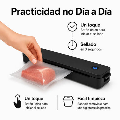 Selladora al Vacío de Alimentos SealerMax™  + Exprimidor de Frutas Recargable [ÚLTIMAS UNIDADES]