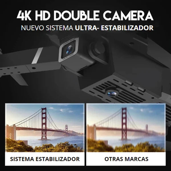 SkyDrone™ PRO - Doble Cámara Visión Nocturna y Sensor Anti Colisión