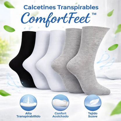 Compre 4 y Llévate 12 - Calcetines Transpirables ComfortFeet™