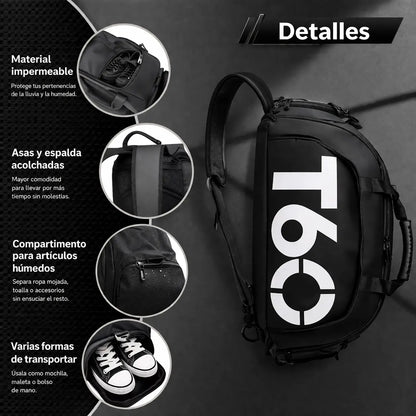 Compre 1 Llévate 2 - Mochila Deportiva Impermeable T60