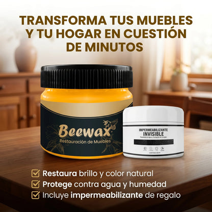 Restaurador de Madeira Beewax® + Impermeabilizante Invisivel de Regalo [ÚLTIMAS UNIDADES]