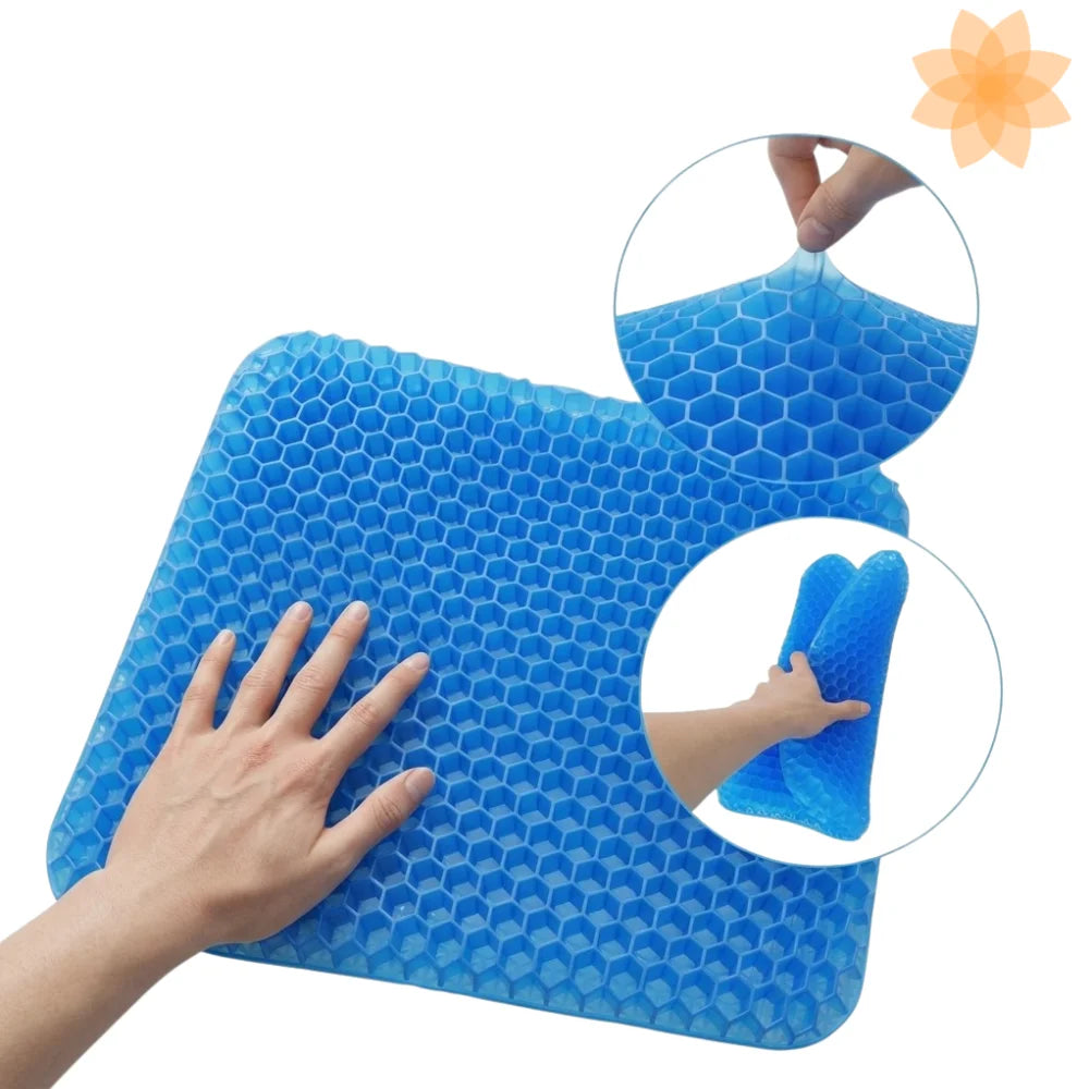 Cojin de Gel Antideslizante Comfortmax 40x40 cm azul